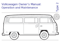 VW T2 - owners manual 1973 